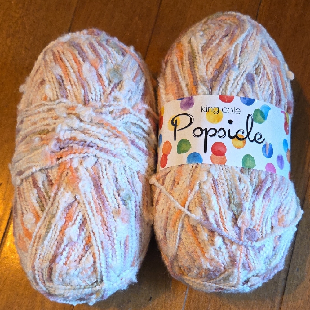 King Cole Popsicle Yarn, 2 Skeins
